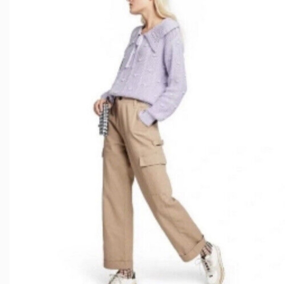 NWT Sandy Liang size khaki carpis - Picture 1 of 9